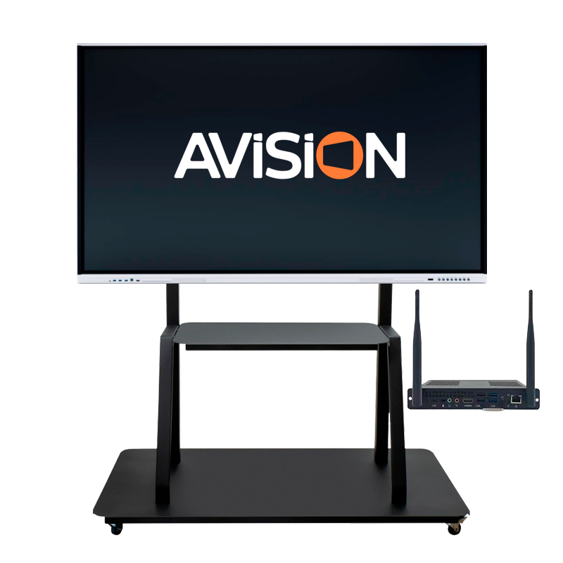 Інтерактивна панель AVISION RK-65, комп. модуль OPS (i5-12Gen/16/512/W11Pro), мобільний стенд